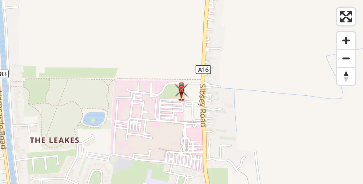 Flight route Air Ambulance Helicopter Boston - Boston, 16 September 2026, 17:31