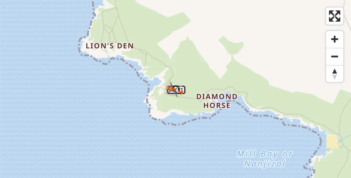 Flight route Coastguard Helicopter Sennen - Mayon, 16 September 2026, 19:47