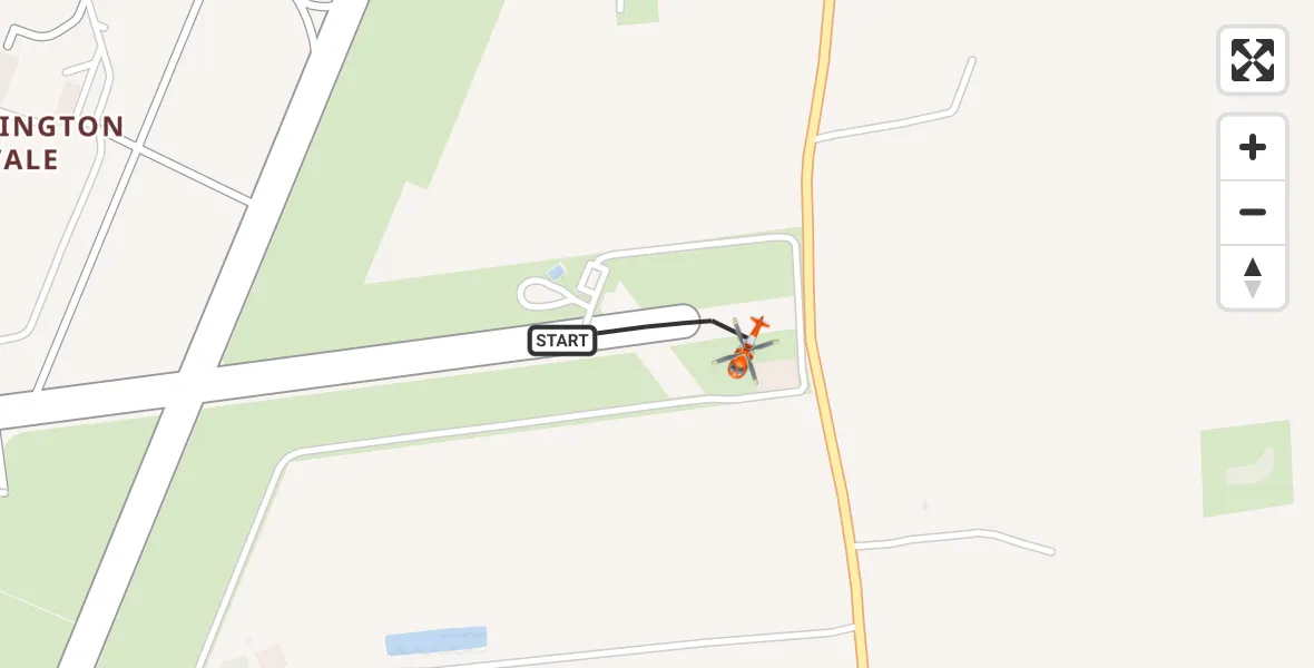 Flight route Coastguard Helicopter Humberside Airport - Humberside Airport, 17 September 2026, 16:07