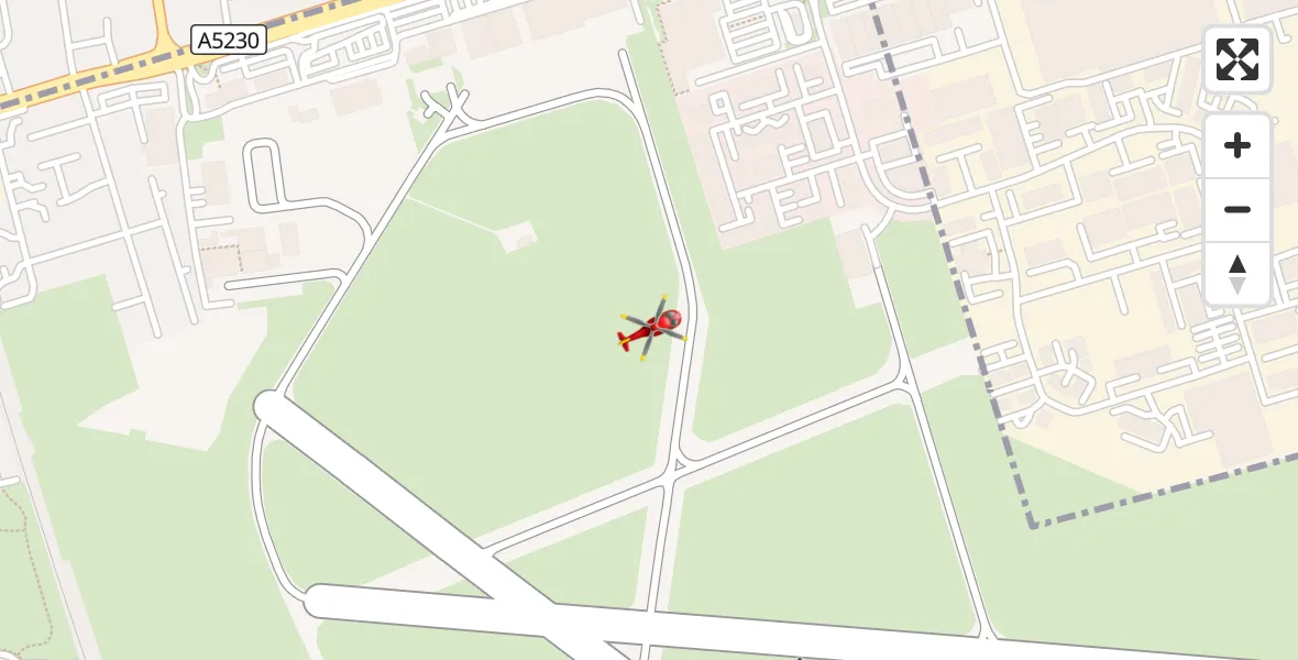 Flight route Air Ambulance Helicopter Blackpool Airport - Blackpool Airport, 19 September 2026, 08:39