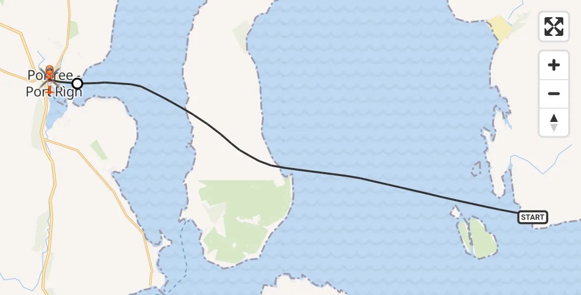 Flight route Coastguard Helicopter Inner Seas - Portree - Port Rìgh, 19 September 2026, 08:52