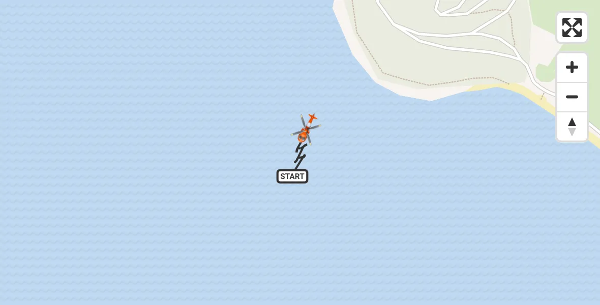 Flight route Coastguard Helicopter Loch Ness - Loch Ness, 19 September 2026, 16:25