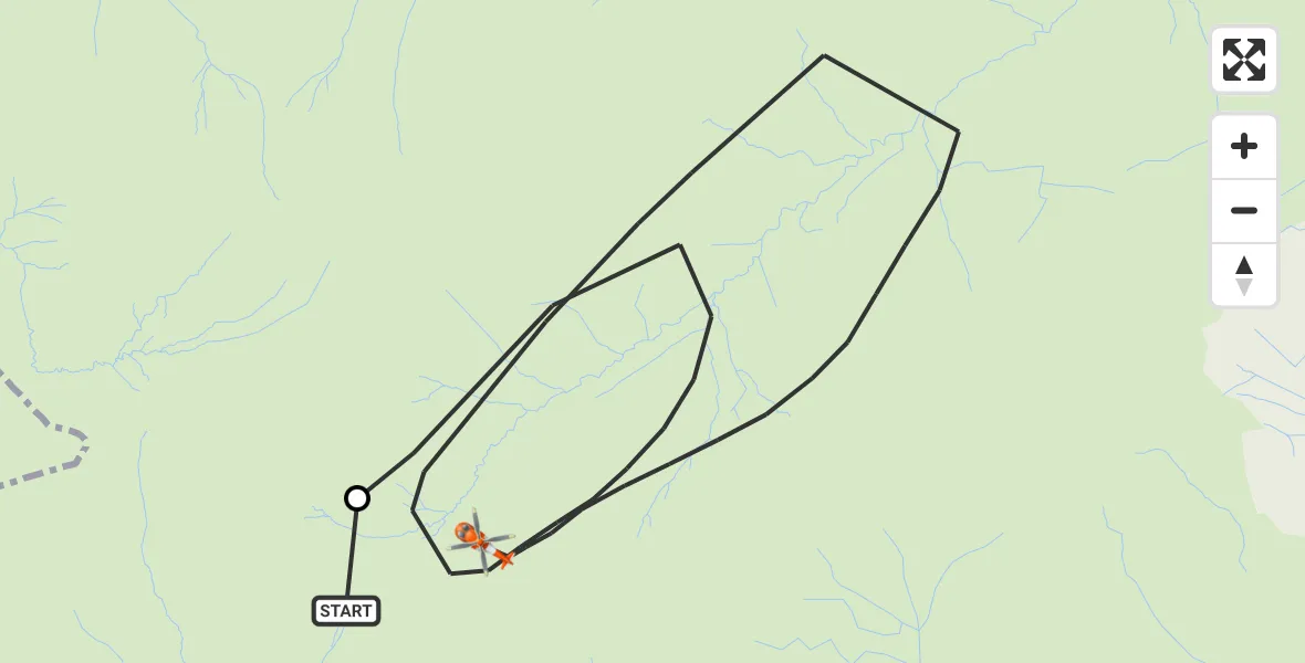 Flight route Coastguard Helicopter Alnham - Earle, 19 September 2026, 17:14