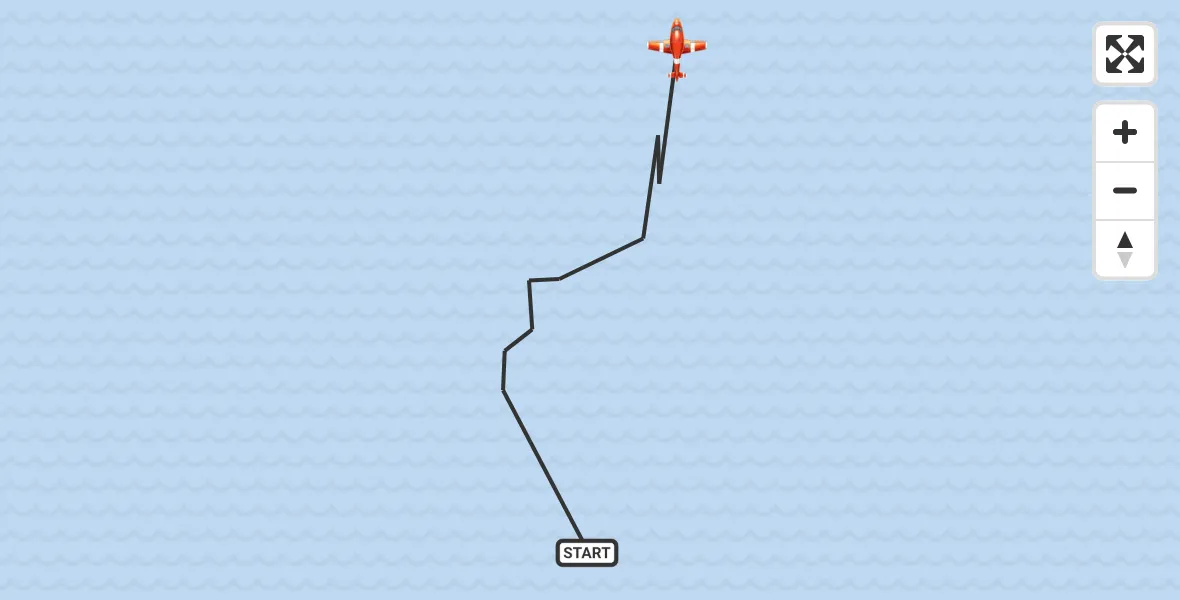Flight route Coastguard Drone English Channel - English Channel, 21 September 2026, 03:33