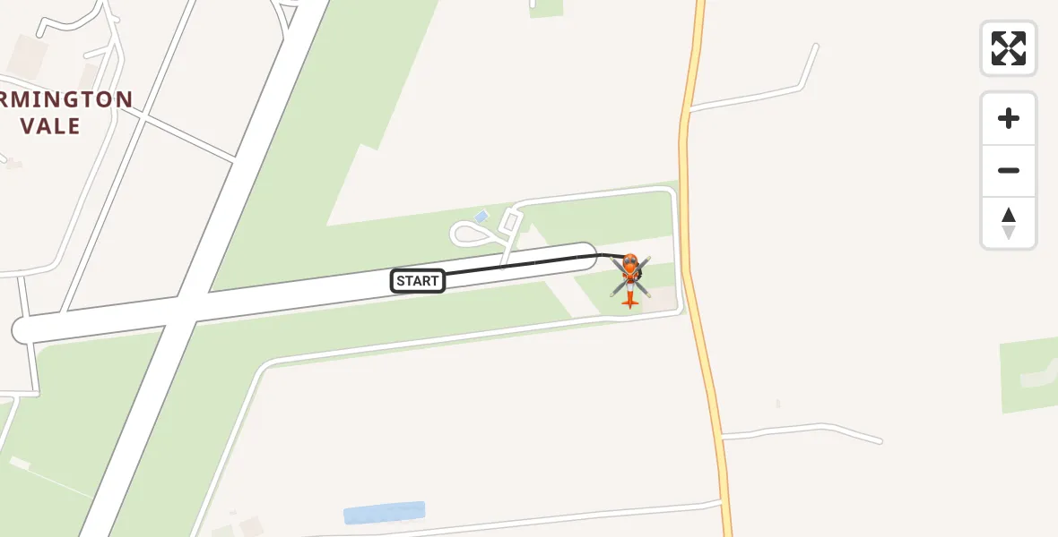 Flight route Coastguard Helicopter Humberside Airport - Humberside Airport, 21 September 2026, 19:23