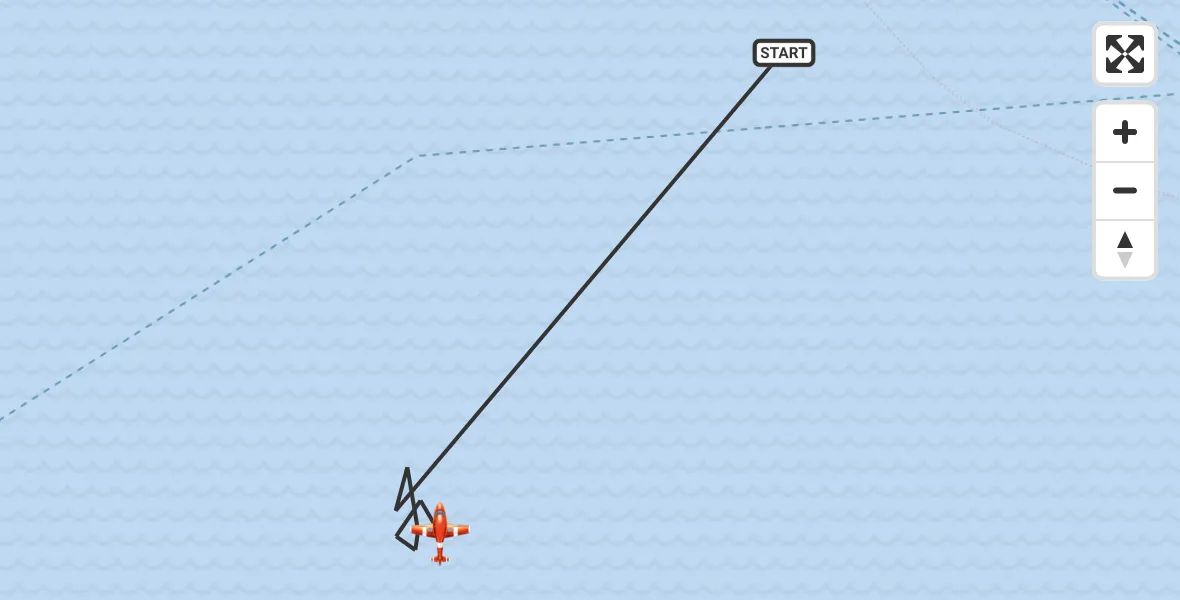 Flight route Coastguard Drone English Channel - English Channel, 22 September 2026, 01:28