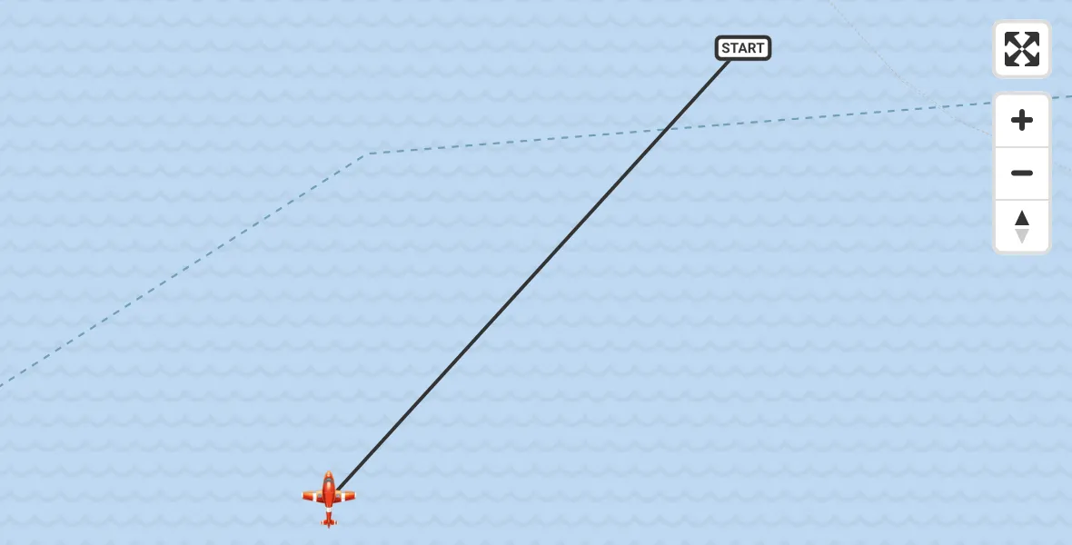 Flight route Coastguard Drone English Channel - English Channel, 22 September 2026, 01:32