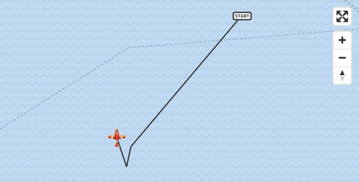 Flight route Coastguard Drone English Channel - English Channel, 22 September 2026, 02:12