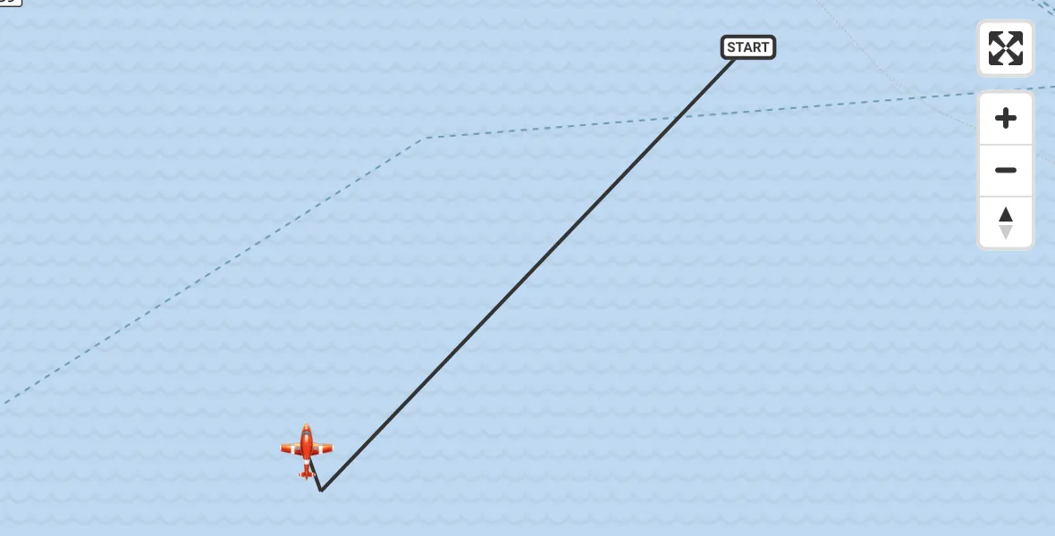 Flight route Coastguard Drone English Channel - English Channel, 22 September 2026, 02:24