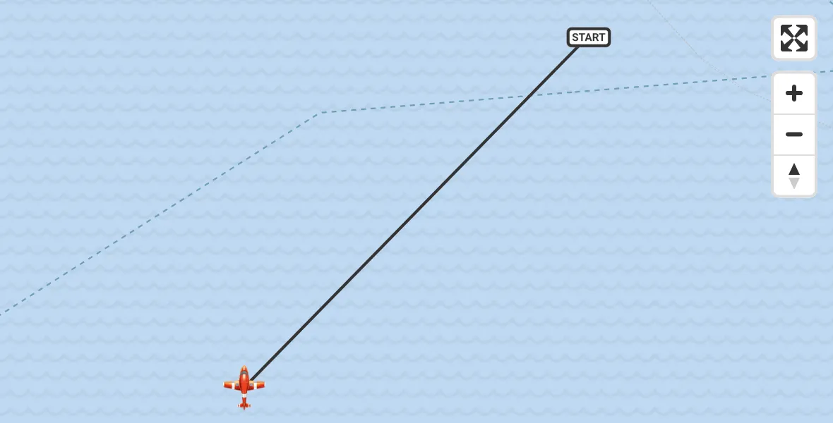 Flight route Coastguard Drone English Channel - English Channel, 22 September 2026, 02:36