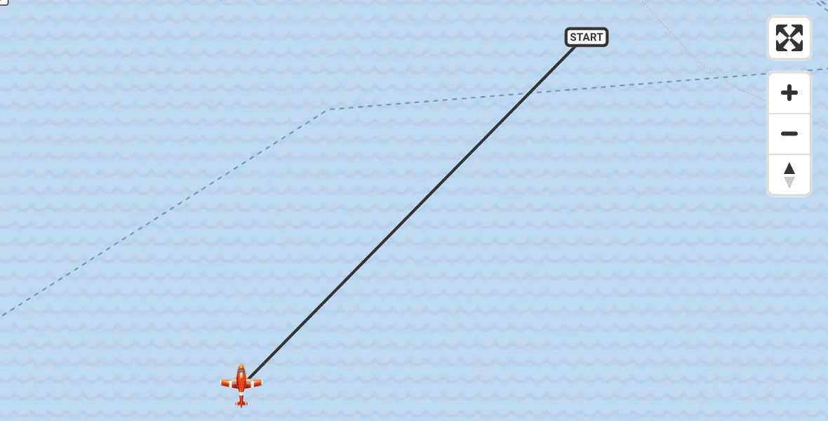 Flight route Coastguard Drone English Channel - English Channel, 22 September 2026, 02:54