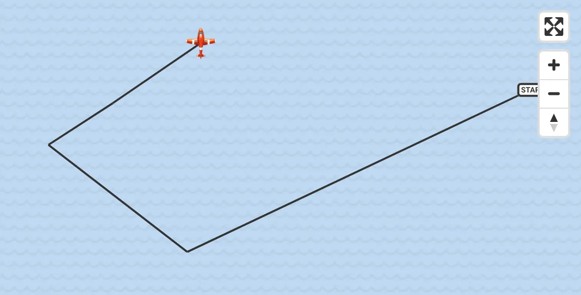 Flight route Coastguard Drone English Channel - English Channel, 22 September 2026, 04:37