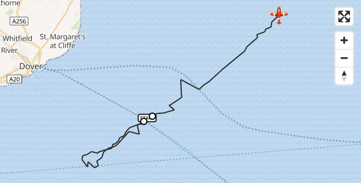 Flight route Coastguard Drone North Sea - North Sea, 22 September 2026, 07:44