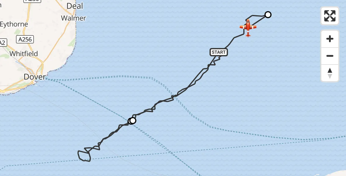 Flight route Coastguard Drone North Sea - North Sea, 22 September 2026, 08:10