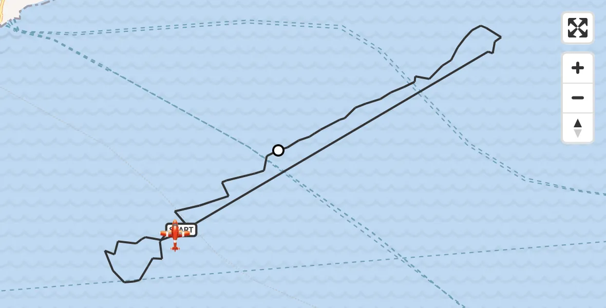 Flight route Coastguard Drone English Channel - English Channel, 22 September 2026, 09:28