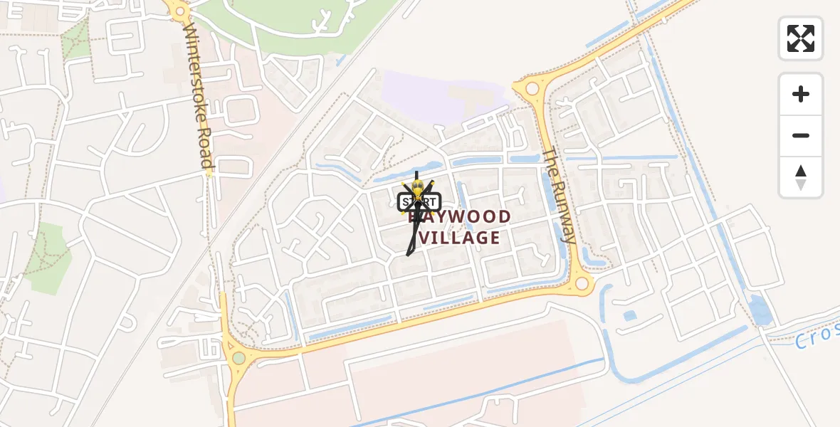 Flight route Police Helicopter Weston-super-Mare - Weston-super-Mare, 22 September 2026, 12:06