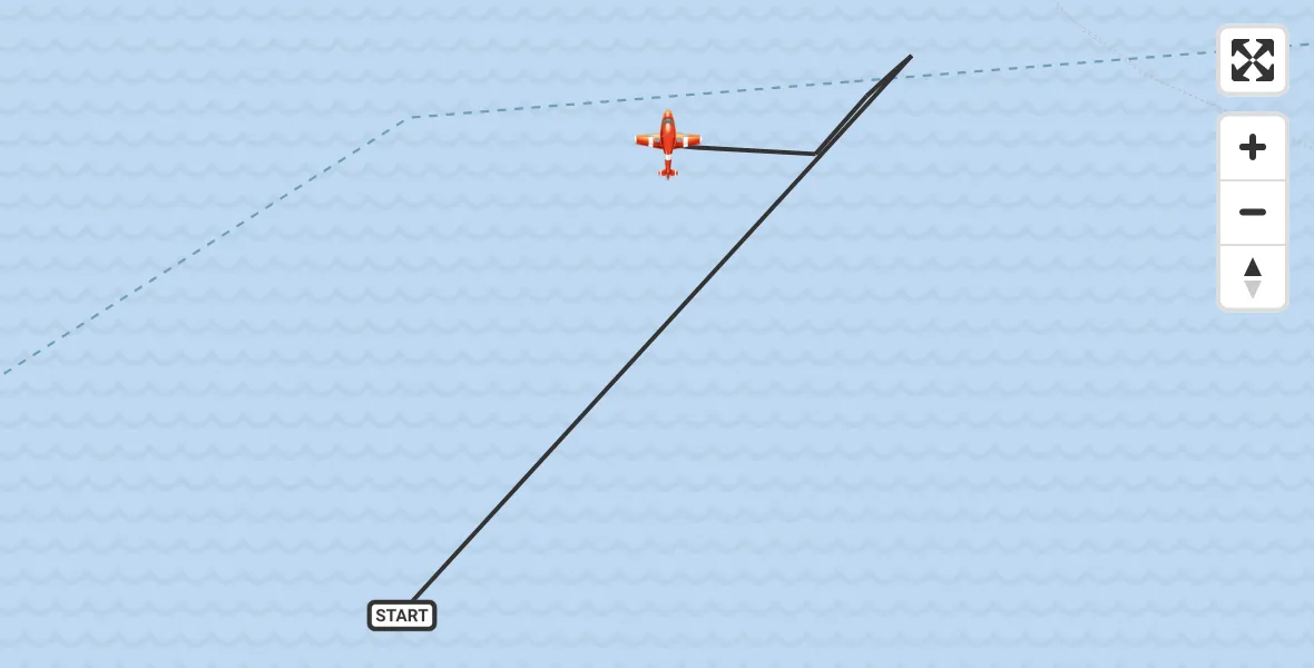 Flight route Coastguard Drone English Channel - English Channel, 23 September 2026, 01:28