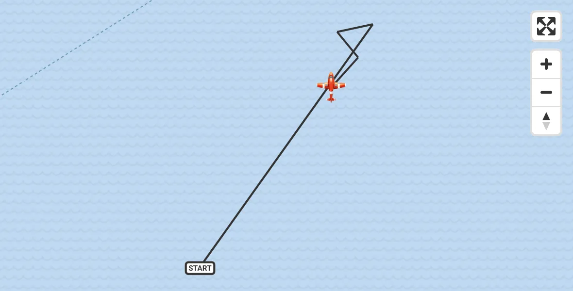 Flight route Coastguard Drone English Channel - English Channel, 23 September 2026, 01:31
