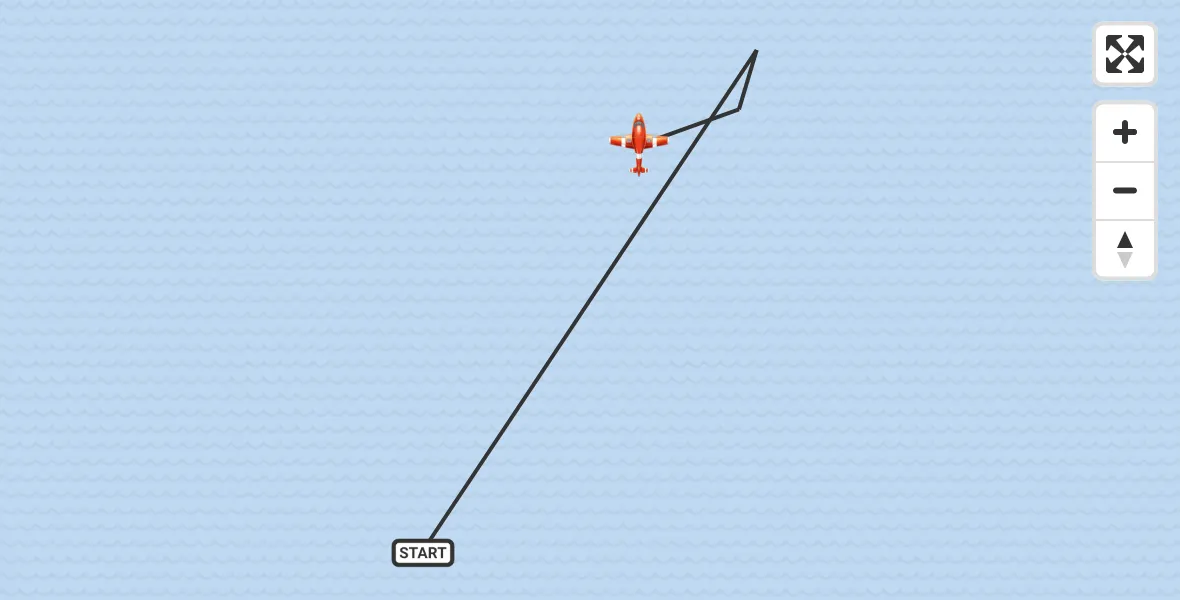Flight route Coastguard Drone English Channel - English Channel, 23 September 2026, 01:34