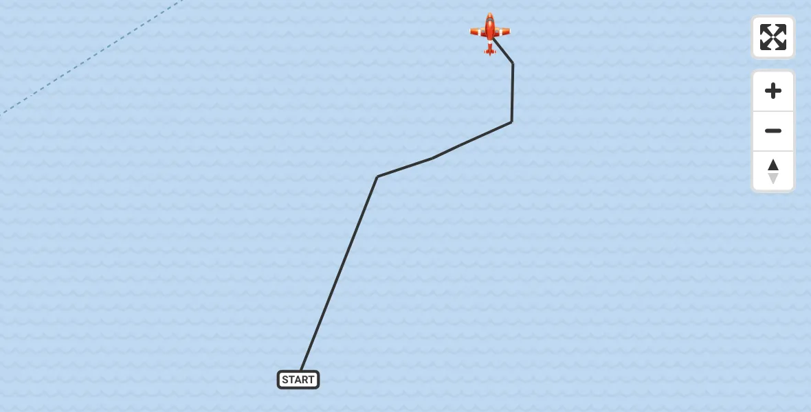 Flight route Coastguard Drone English Channel - English Channel, 23 September 2026, 01:51