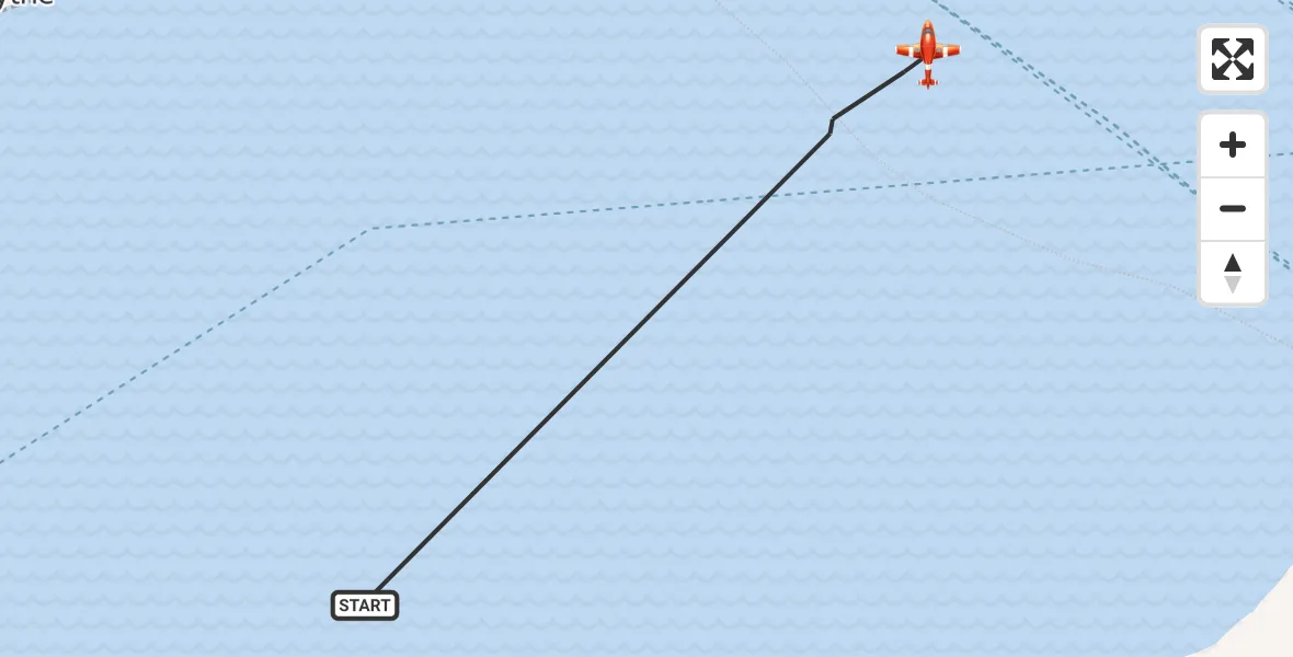 Flight route Coastguard Drone English Channel - English Channel, 23 September 2026, 01:59