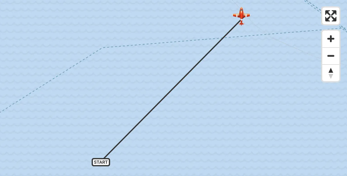 Flight route Coastguard Drone English Channel - English Channel, 23 September 2026, 02:07