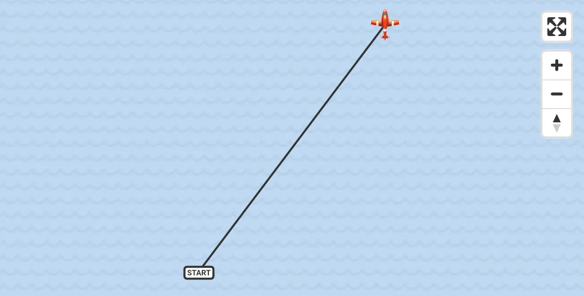 Flight route Coastguard Drone English Channel - English Channel, 23 September 2026, 02:14