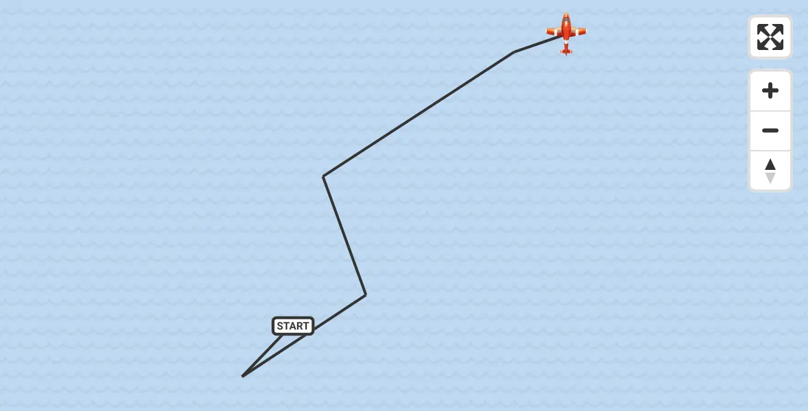 Flight route Coastguard Drone English Channel - English Channel, 23 September 2026, 03:44
