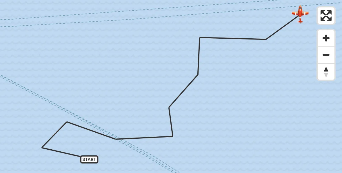 Flight route Coastguard Drone English Channel - English Channel, 23 September 2026, 05:59