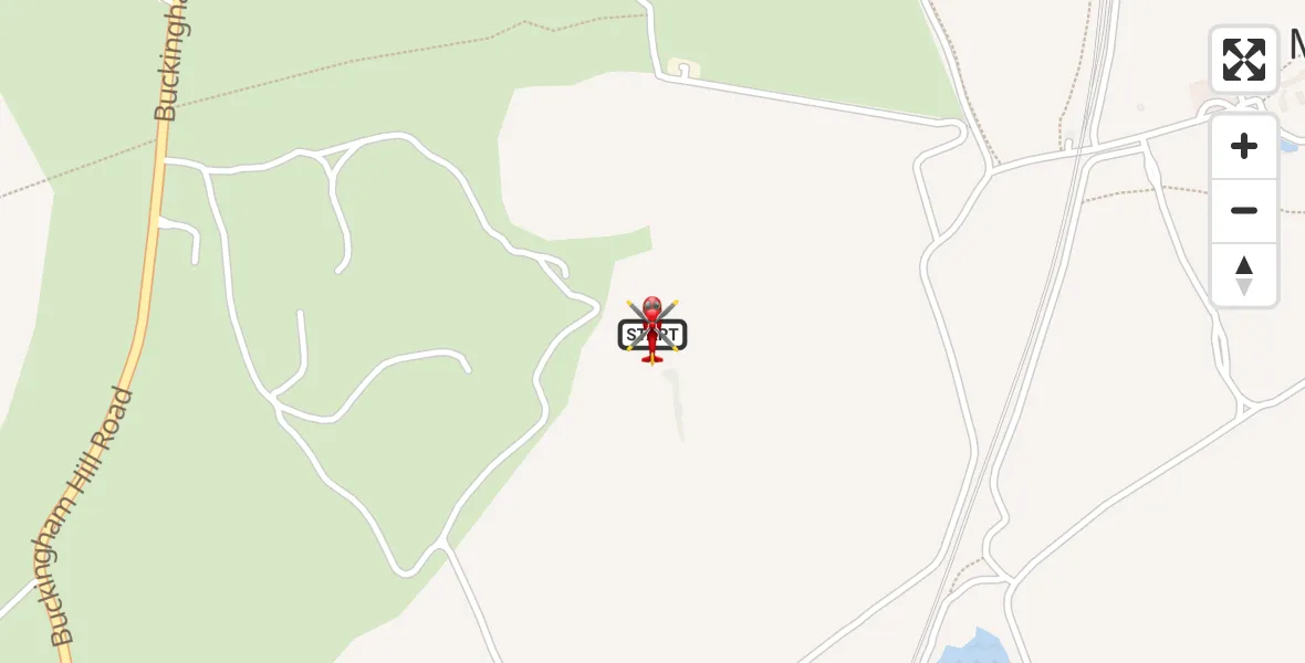 Flight route Air Ambulance Helicopter Linford - Linford, 23 September 2026, 17:40