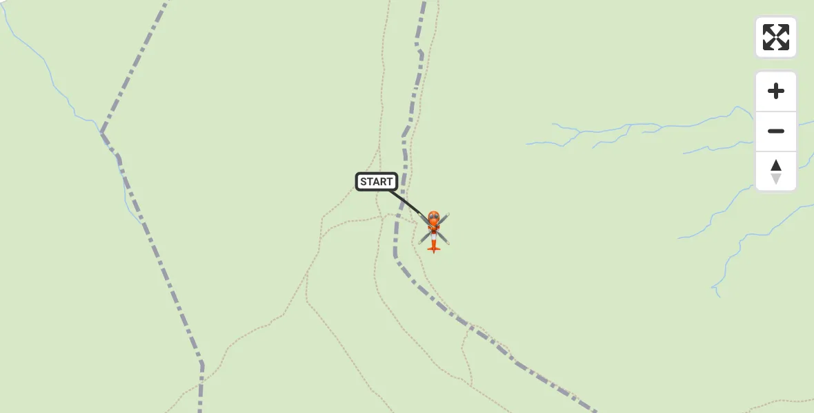 Flight route Coastguard Helicopter Hathersage - Hathersage, 24 September 2026, 18:41