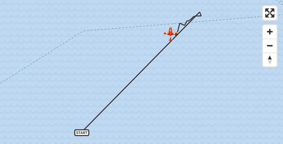 Flight route Coastguard Drone English Channel - English Channel, 25 September 2026, 01:40