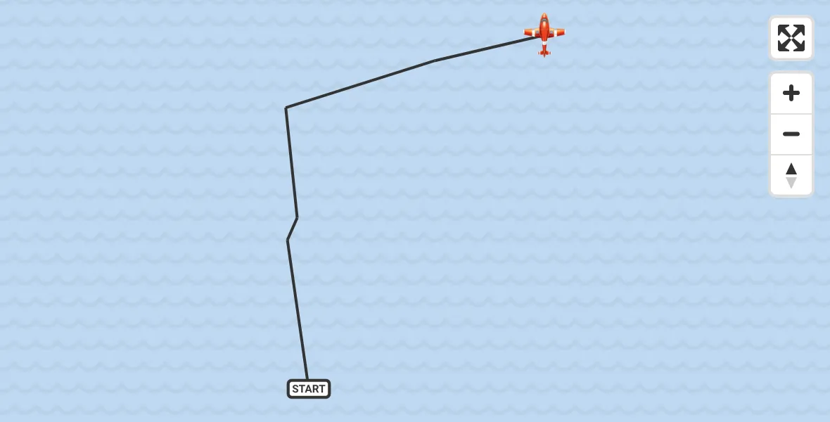 Flight route Coastguard Drone English Channel - English Channel, 25 September 2026, 03:49