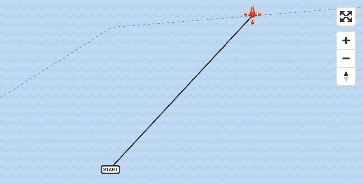 Flight route Coastguard Drone English Channel - English Channel, 26 September 2026, 01:47