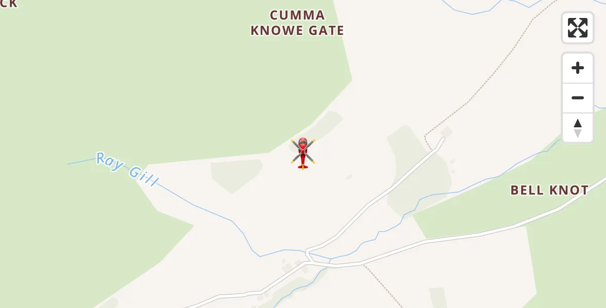 Flight route Air Ambulance Helicopter Carlton Highdale - Carlton Highdale, 26 September 2026, 09:07