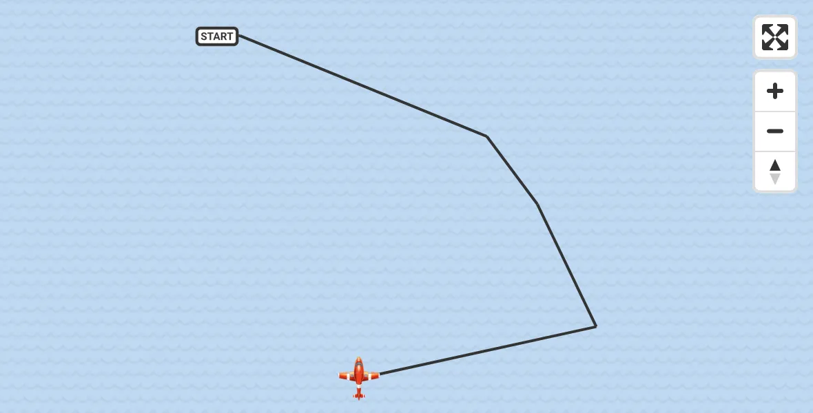 Flight route Coastguard Drone English Channel - English Channel, 26 September 2026, 09:14