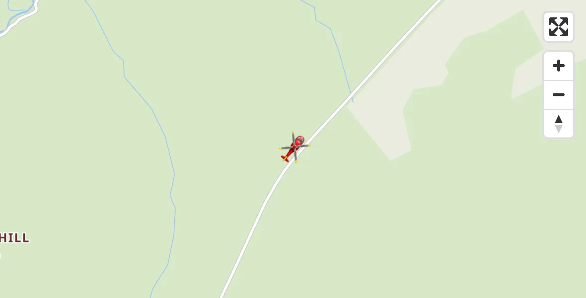 Flight route Air Ambulance Helicopter Plenmeller with Whitfield - Plenmeller with Whitfield, 26 September 2026, 12:42