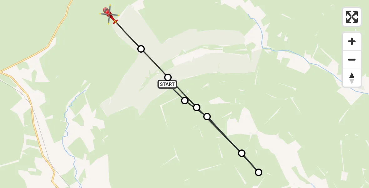 Flight route Air Ambulance Helicopter Buckden - Horton in Ribblesdale, 26 September 2026, 14:48