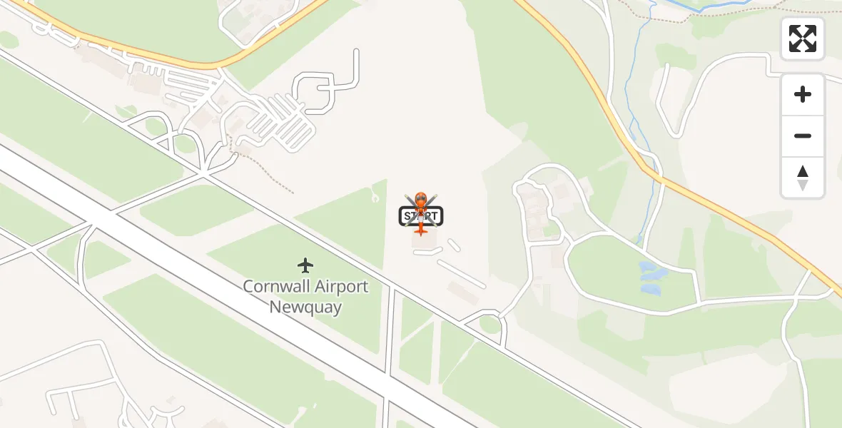 Flight route Coastguard Helicopter Cornwall Airport Newquay - Cornwall Airport Newquay, 26 September 2026, 16:43