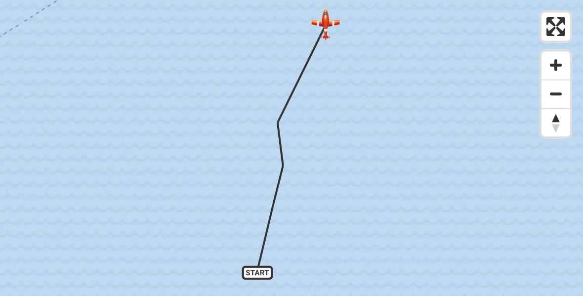 Flight route Coastguard Drone English Channel - English Channel, 27 September 2026, 03:24