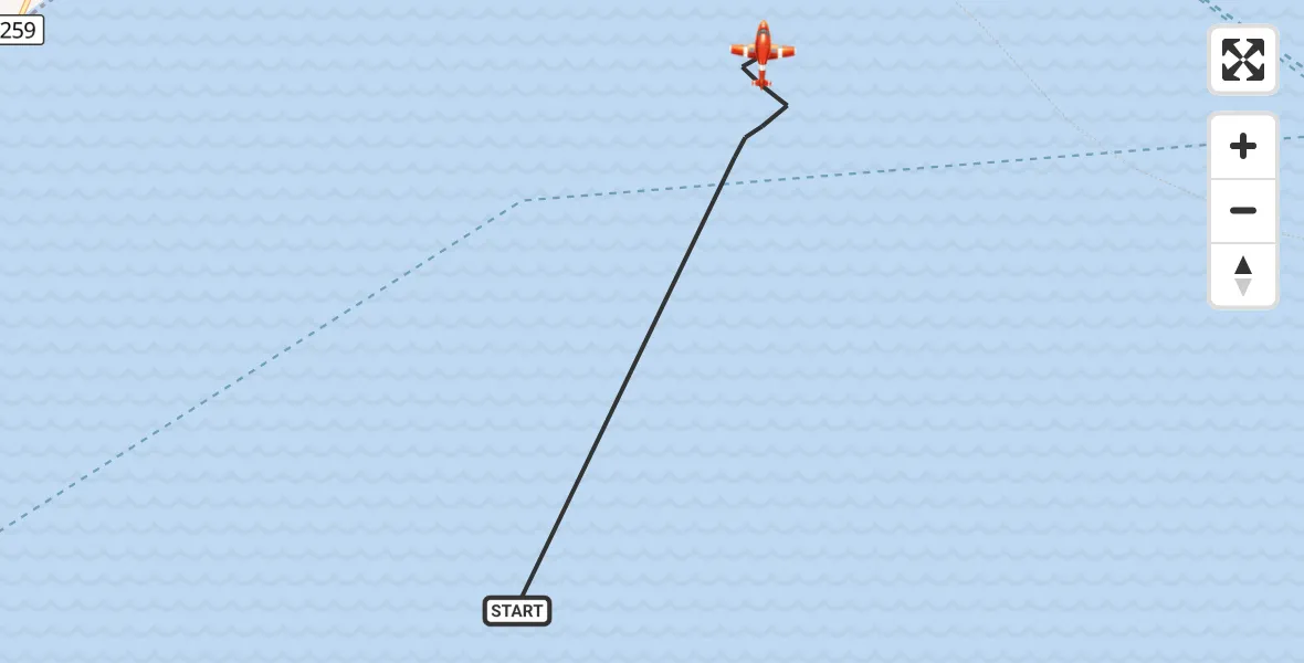 Flight route Coastguard Drone English Channel - English Channel, 27 September 2026, 04:55