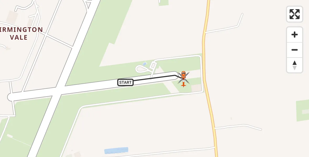 Flight route Coastguard Helicopter Humberside Airport - Humberside Airport, 29 September 2026, 18:30