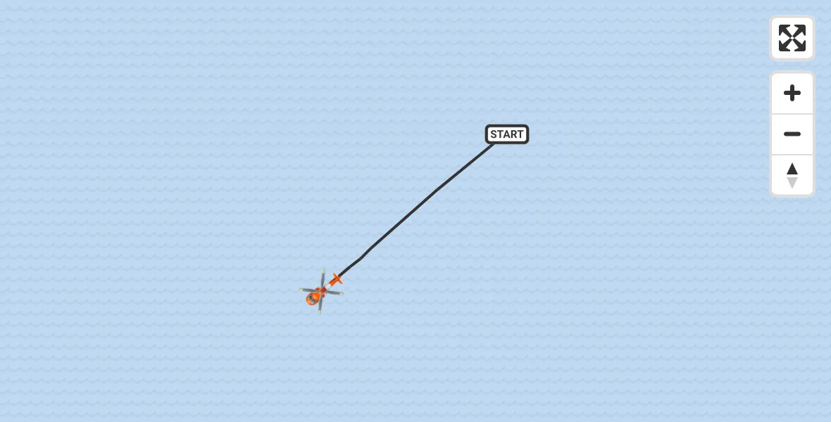 Flight route Coastguard Helicopter North Sea - North Sea, 30 September 2026, 15:20
