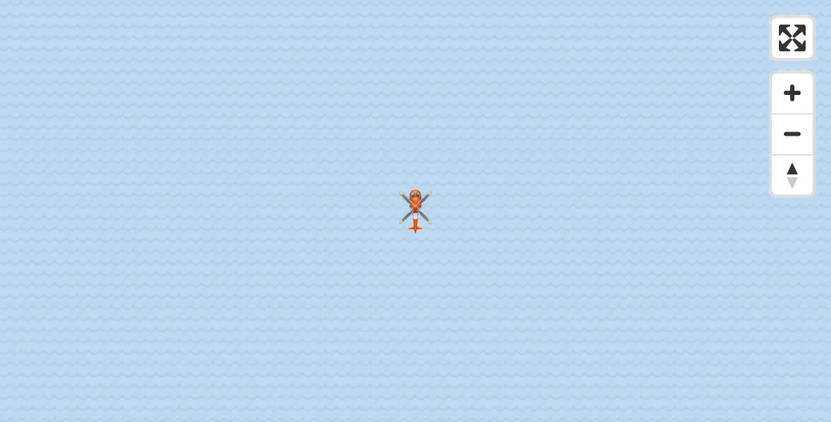 Flight route Coastguard Helicopter Inner Seas - Inner Seas, 30 September 2026, 22:27