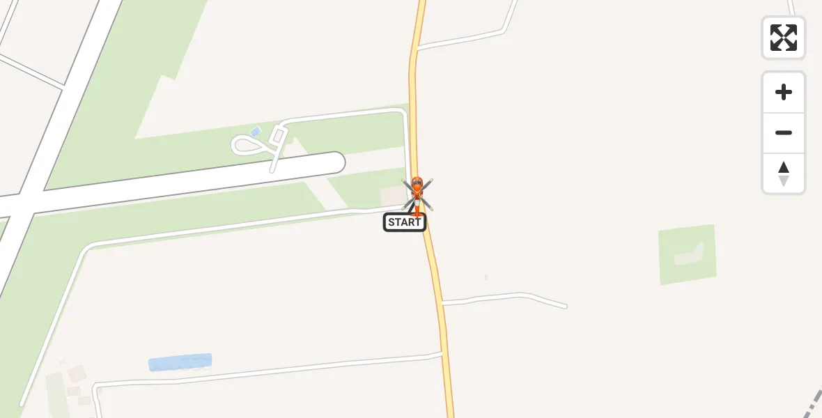 Flight route Coastguard Helicopter Humberside Airport - Great Limber CP, 01 October 2026, 19:28