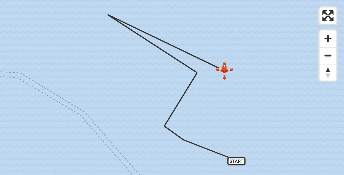 Flight route Coastguard Drone North Sea - North Sea, 04 October 2026, 01:28