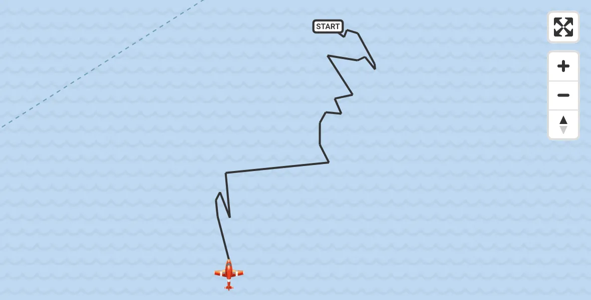 Flight route Coastguard Drone English Channel - English Channel, 04 October 2026, 01:57