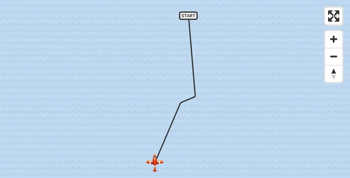 Flight route Coastguard Drone English Channel - English Channel, 04 October 2026, 02:05