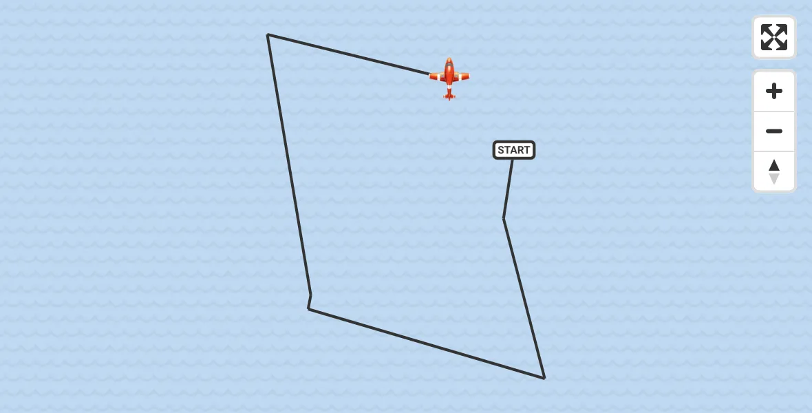 Flight route Coastguard Drone English Channel - English Channel, 04 October 2026, 02:17