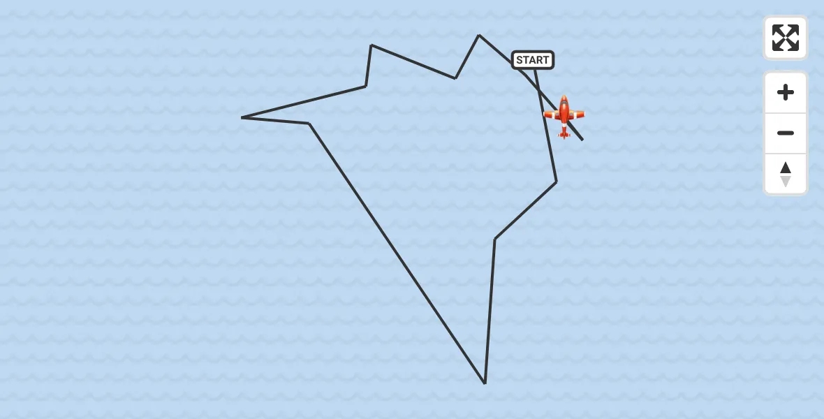 Flight route Coastguard Drone English Channel - English Channel, 04 October 2026, 02:39